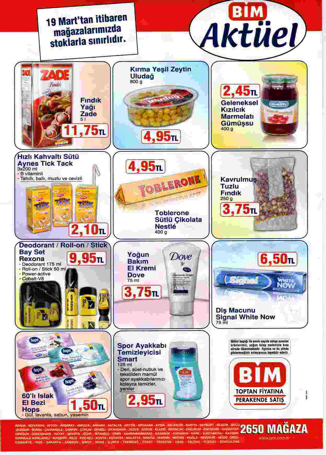 BİM DE 5 LT ZADE FINDIK YAĞI 11.75 TL 19 MARTTA SATIŞTA VE DİĞER ÜRÜNLER  EKTE | DonanımHaber Forum