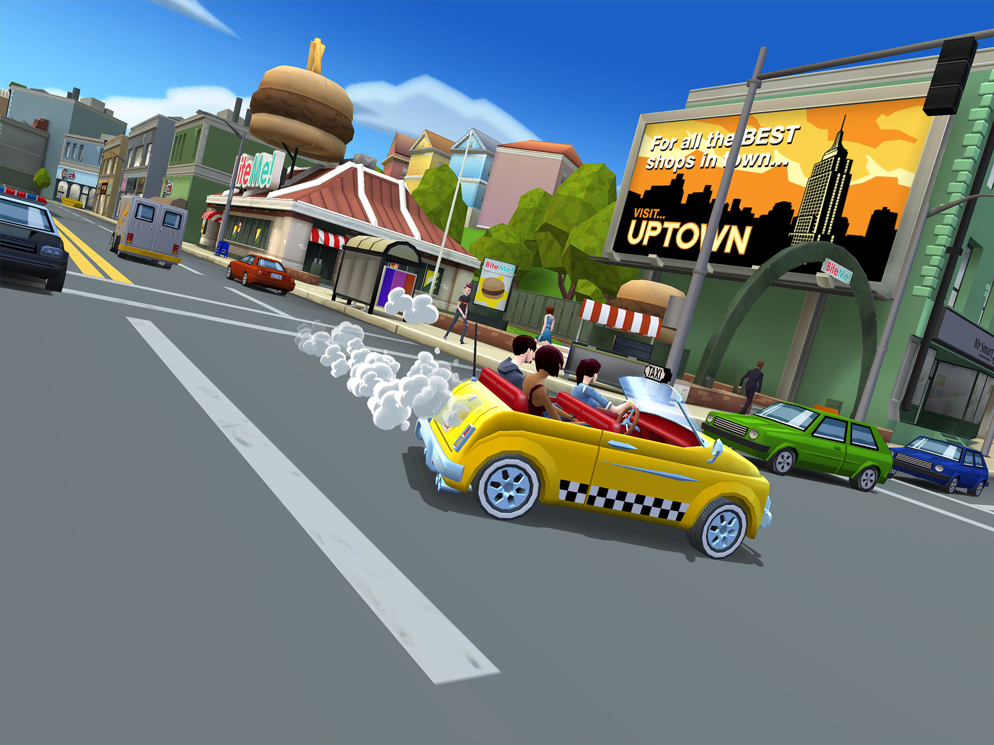 Crazy Taxi: City Rush'dan görüntüler