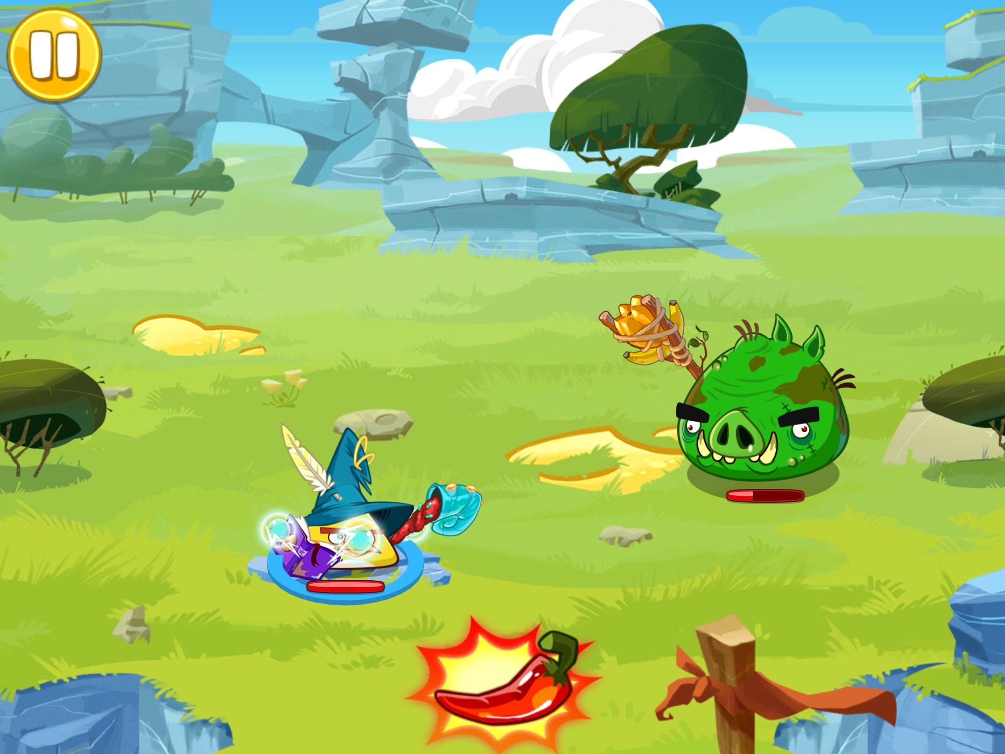 Angry Birds Epic'den görüntüler