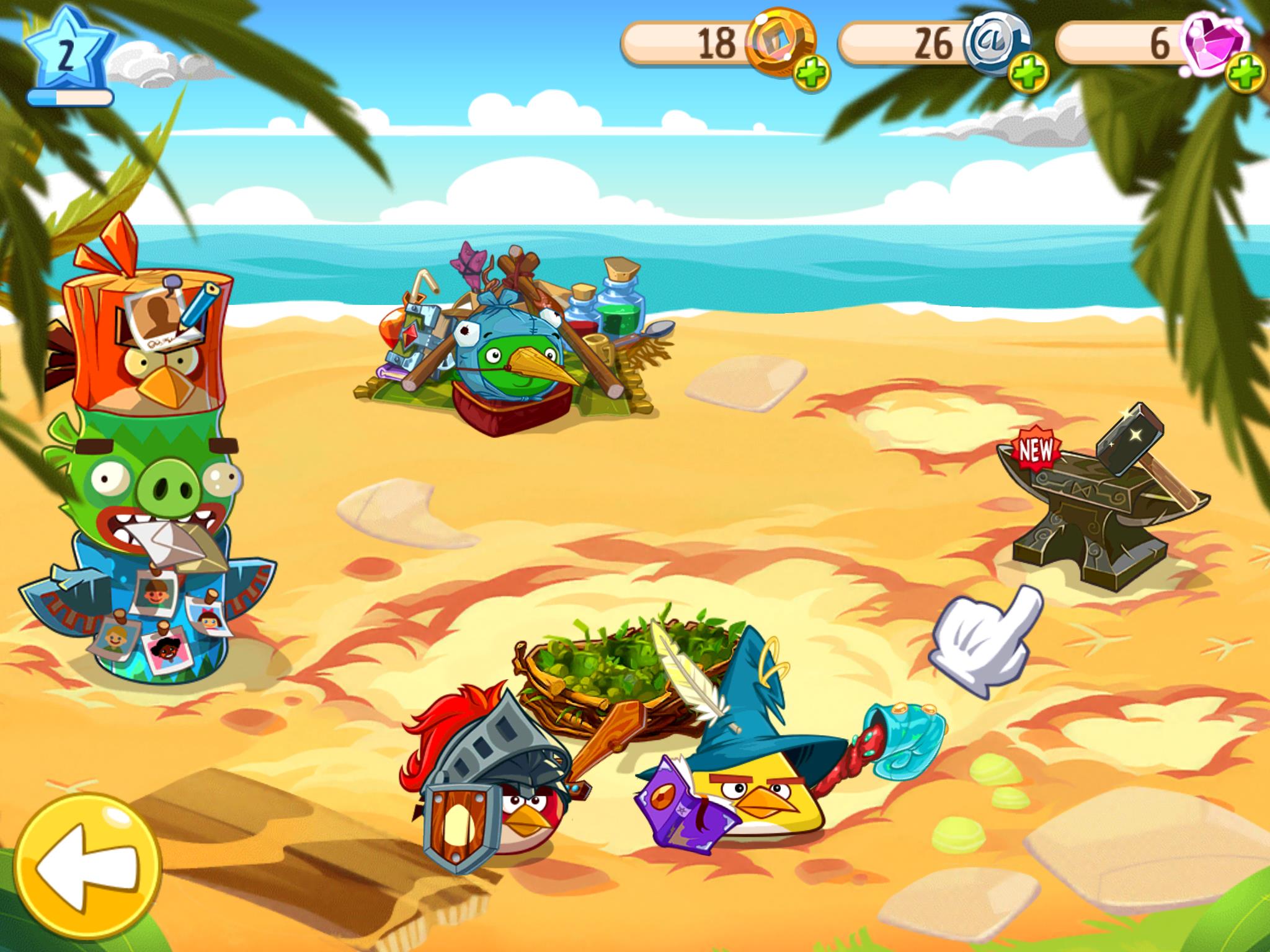 Angry Birds Epic'den görüntüler