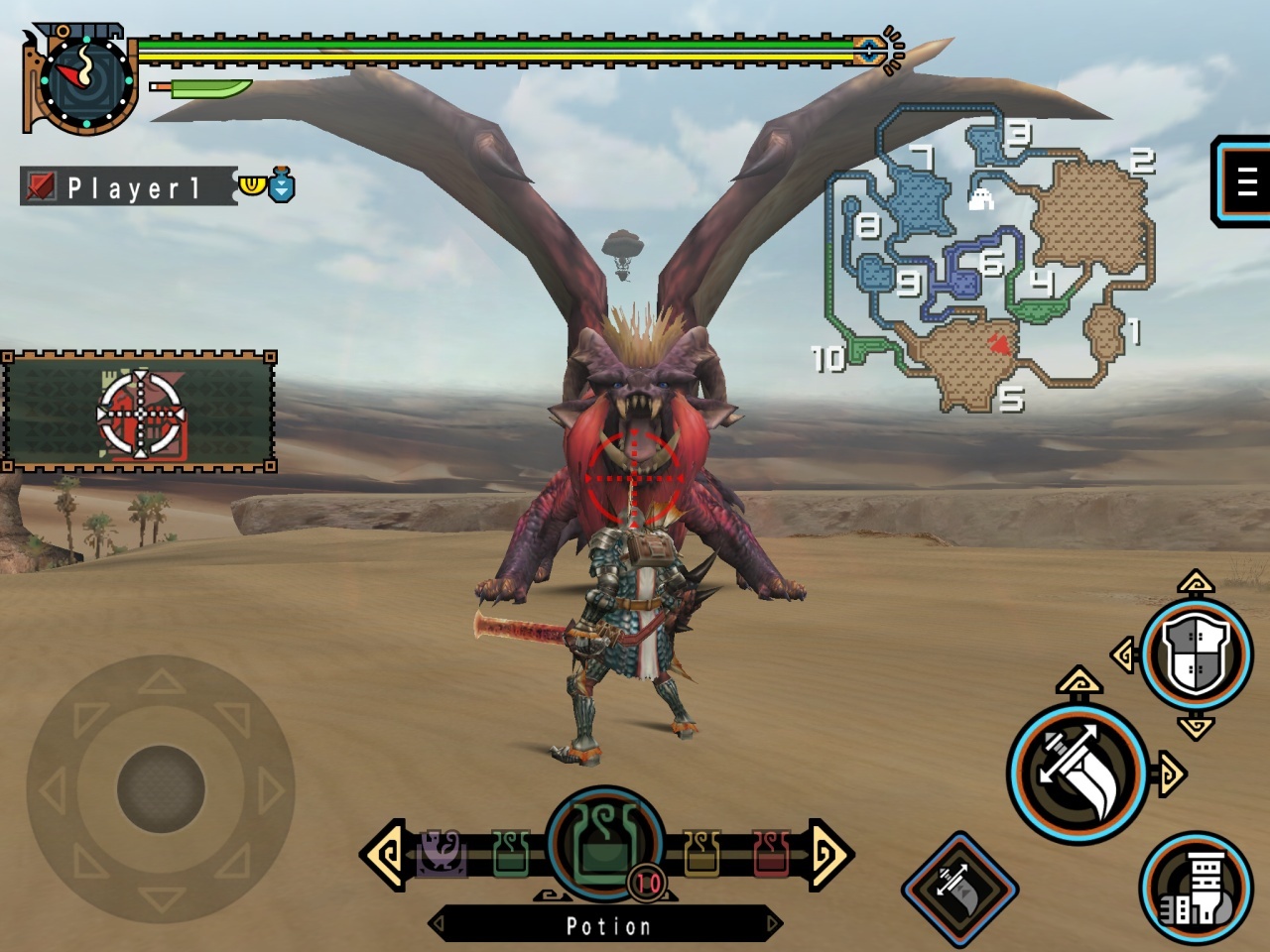 Monster Hunter Freedom Unite'den görüntüler