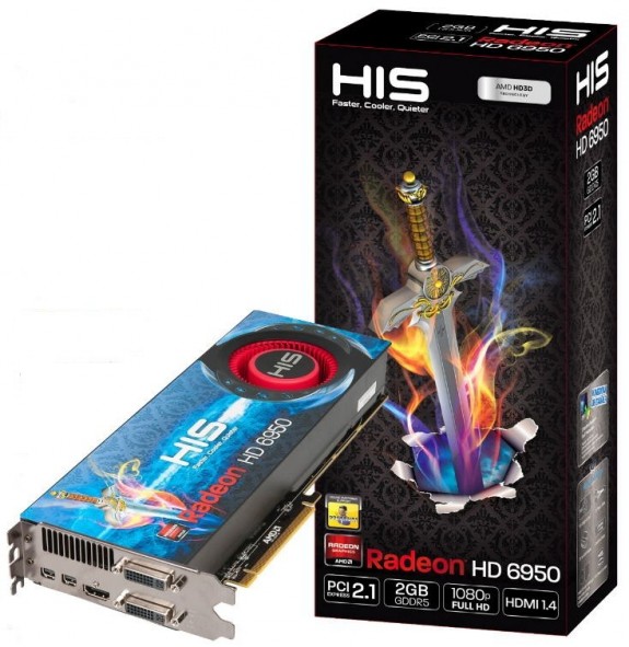 HIS Radeon HD 6900 serisi ekran kartlarını duyurdu