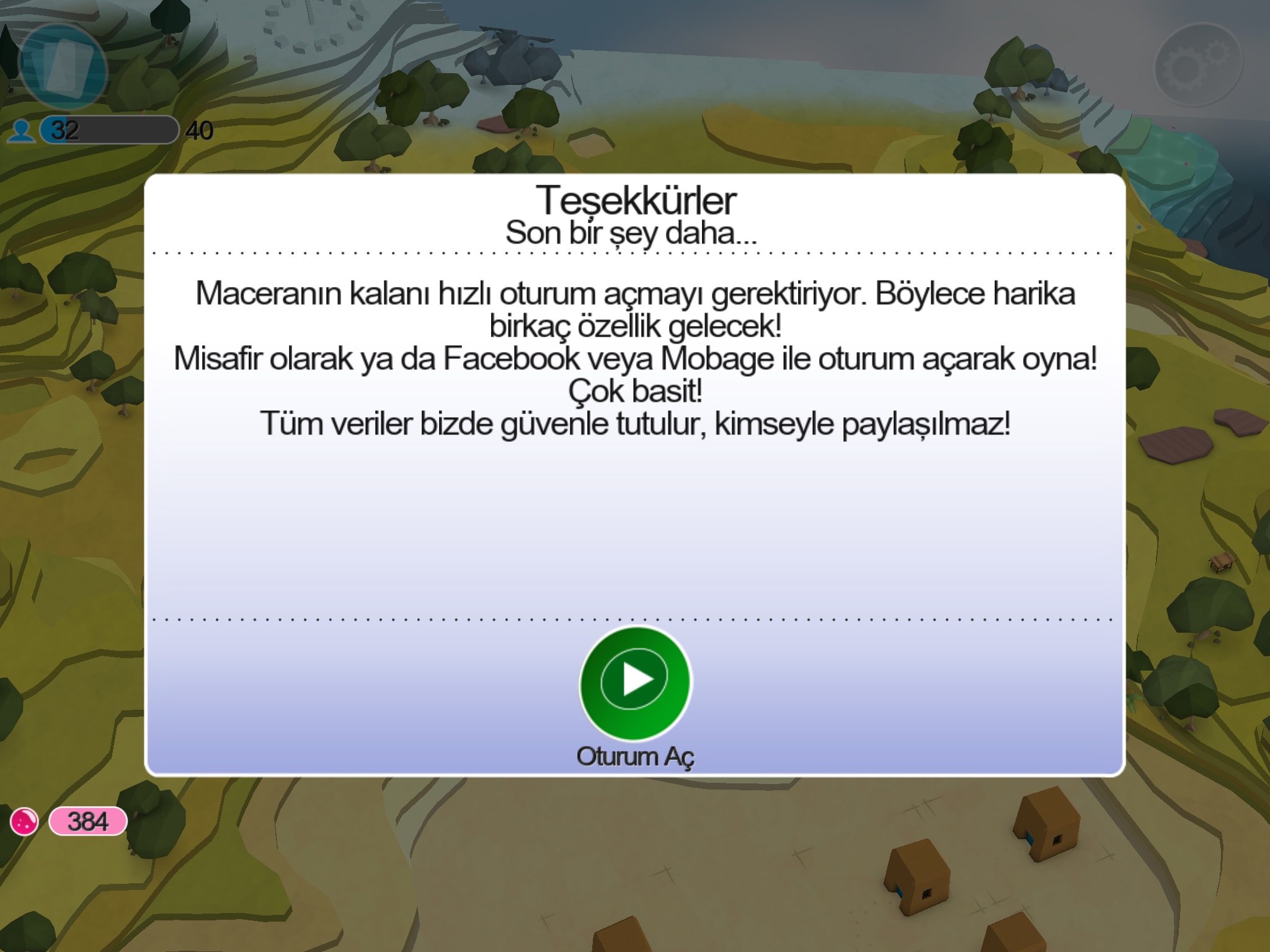 Godus'tan ekran görüntüleri