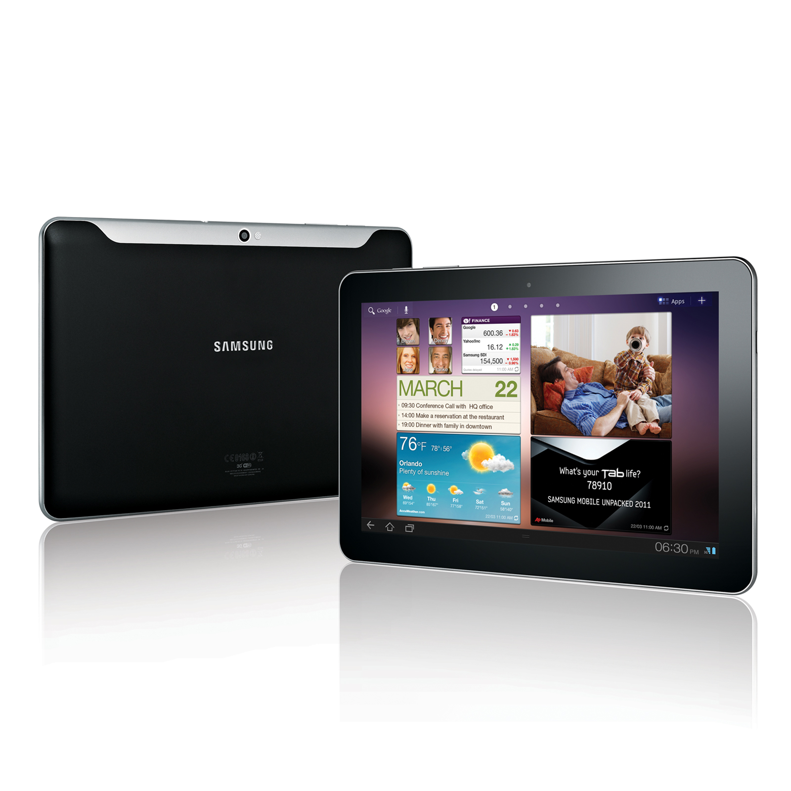 Samsung Galaxy Tab 8.9 ve Galaxy Tab 10.1
