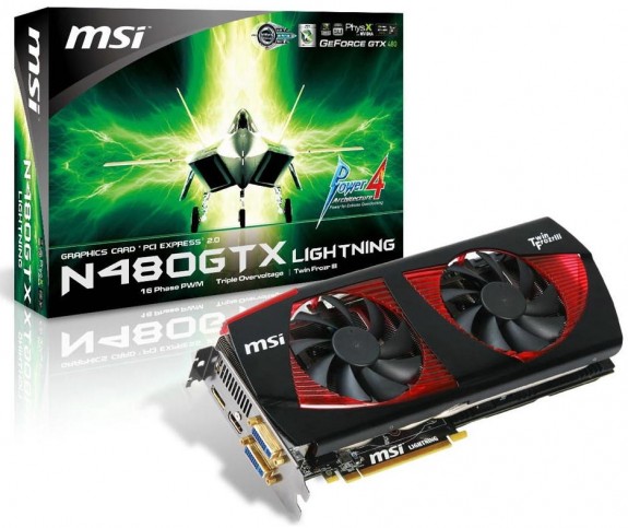 MSI GeForce GTX 480 Lightning