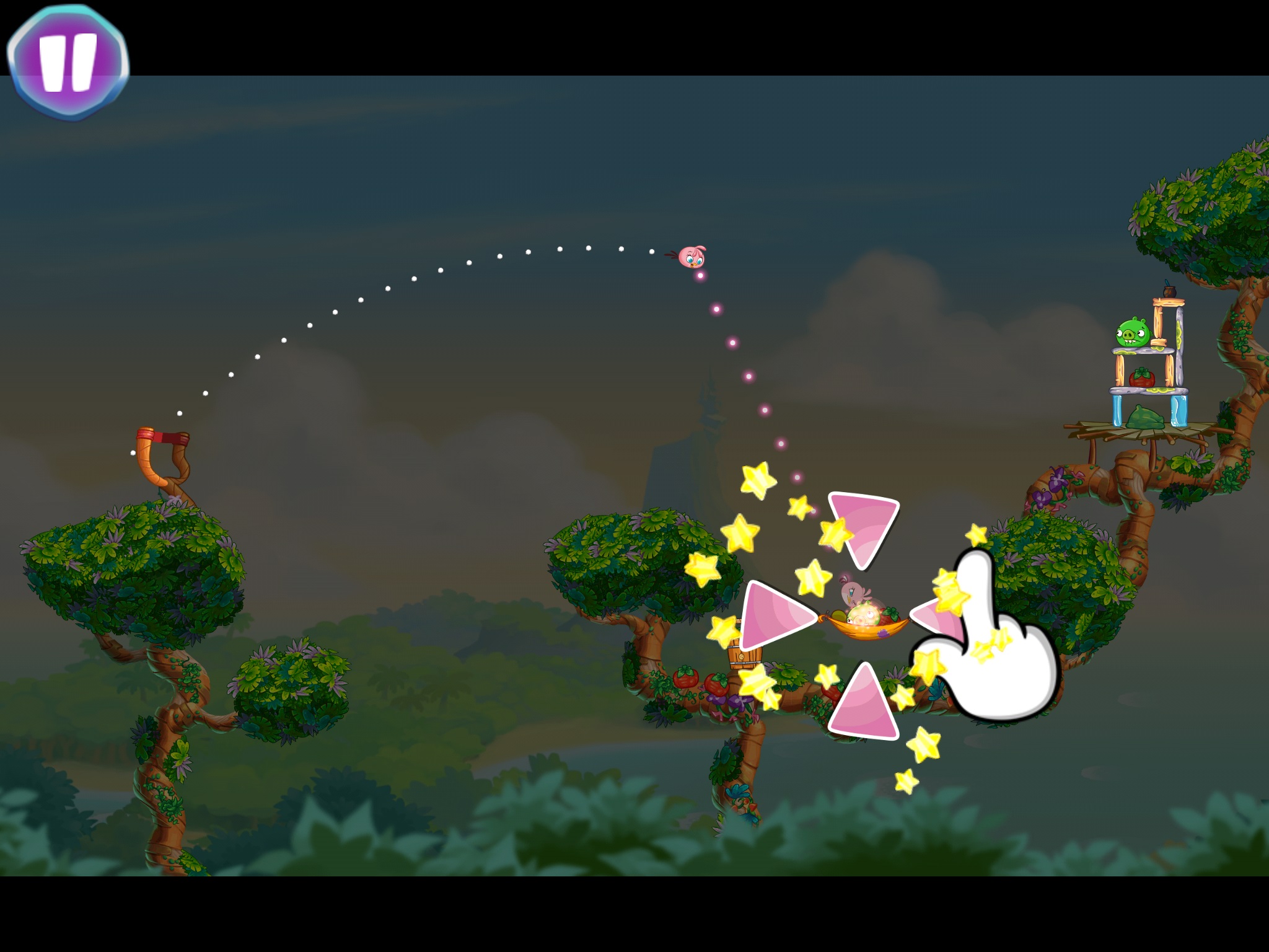 Angry Birds Stella'dan ekran görüntüleri