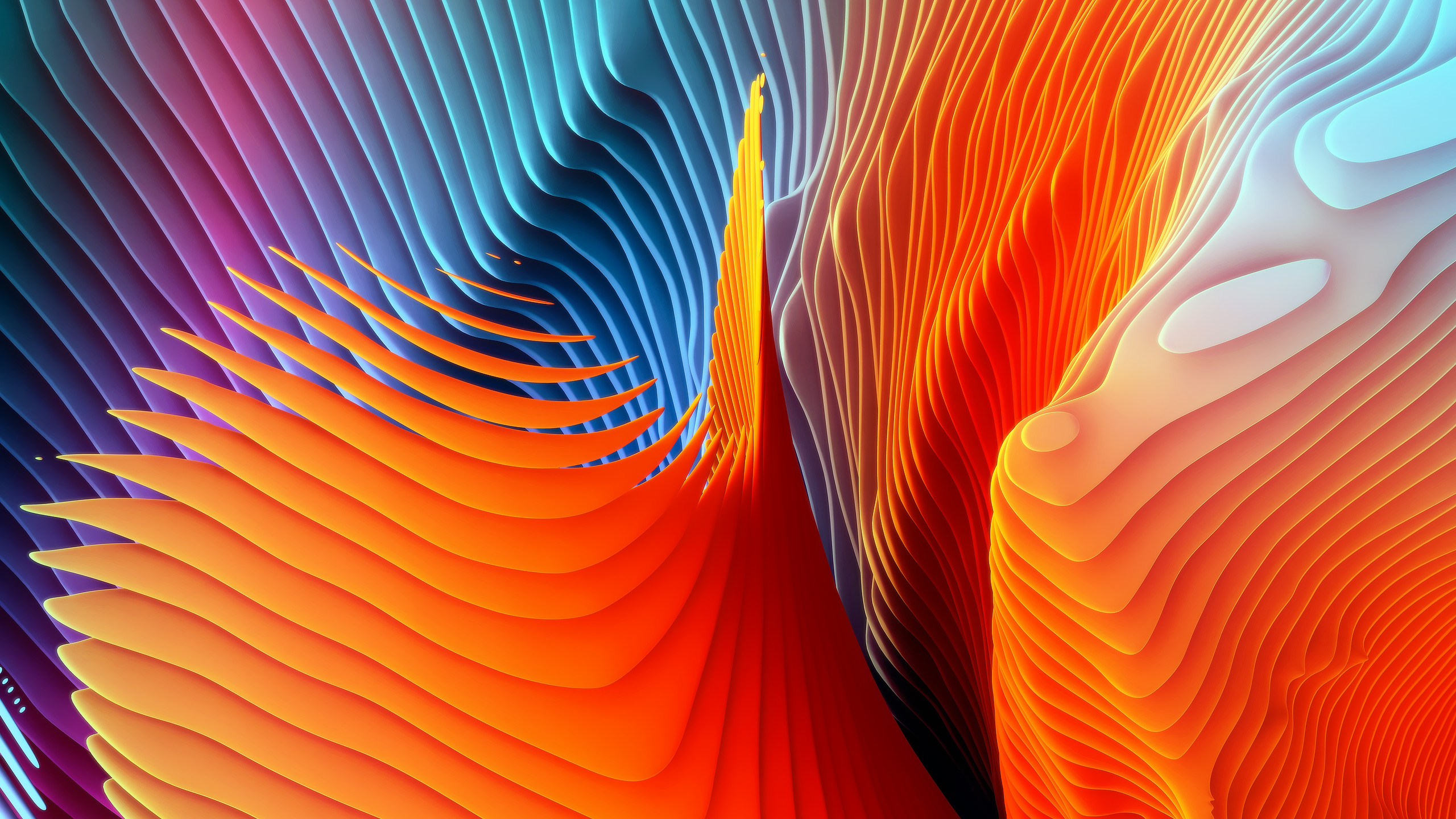 Yeni MacBook Pro’nun rengarenk duvar kağıtlarını indirin