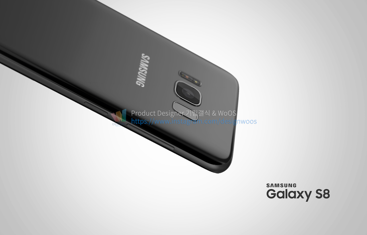 Galaxy S8 ve S8+ modellerinin render görüntüleri