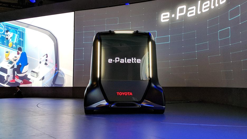 Toyota parekende satış aracı e-Palette'yi tanıttı