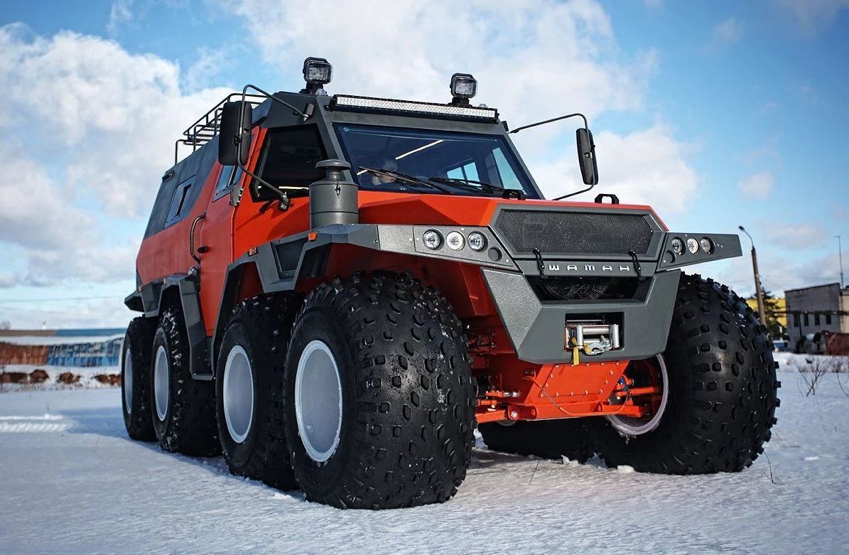 Avtoros Shaman 8x8, devasa boyutlarıyla Top Gear'a konuk oldu