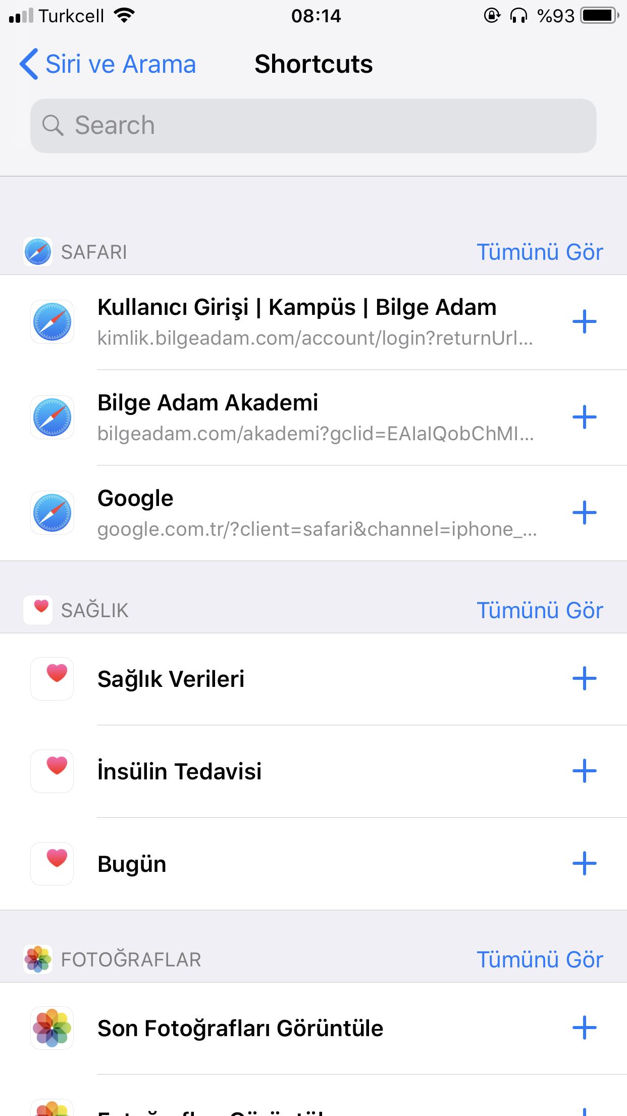 iOS 12 Beta ekran görüntüleri