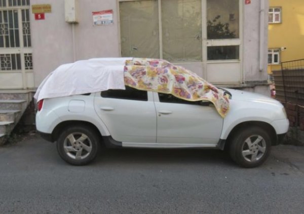 İstanbul doluya hazır! İşte araç sahiplerinin dolu yağışı için aldığı önlemler [Galeri]