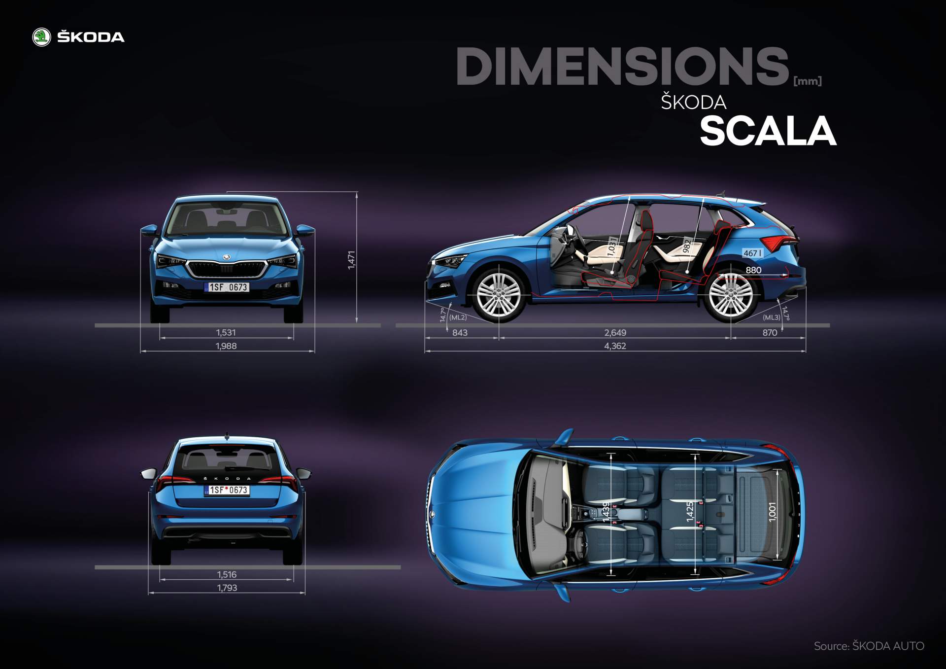 2019 Skoda Scala tanıtıldı! İşte tasarımı ve özellikleri