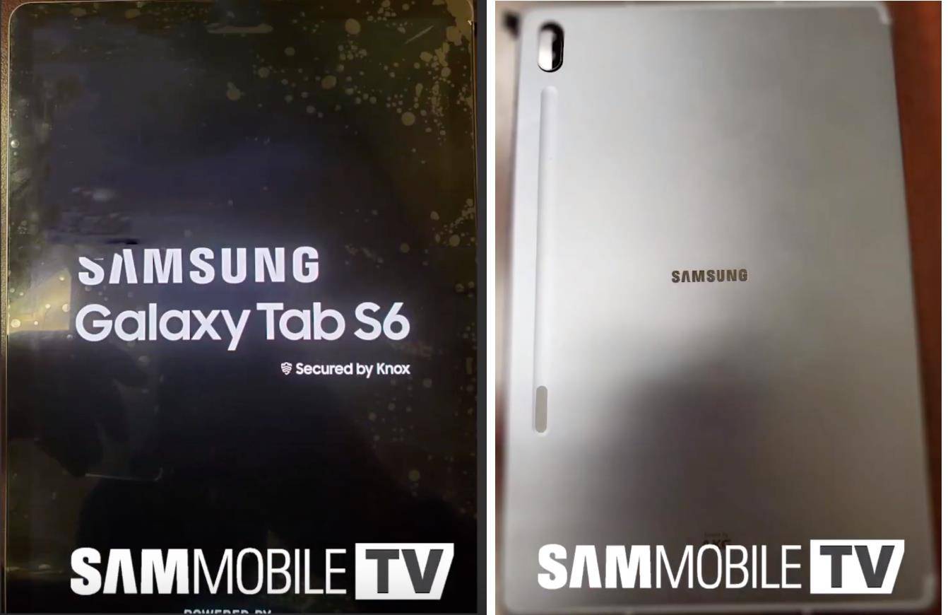 Samsung Galaxy Tab S6 sızıntı görseller