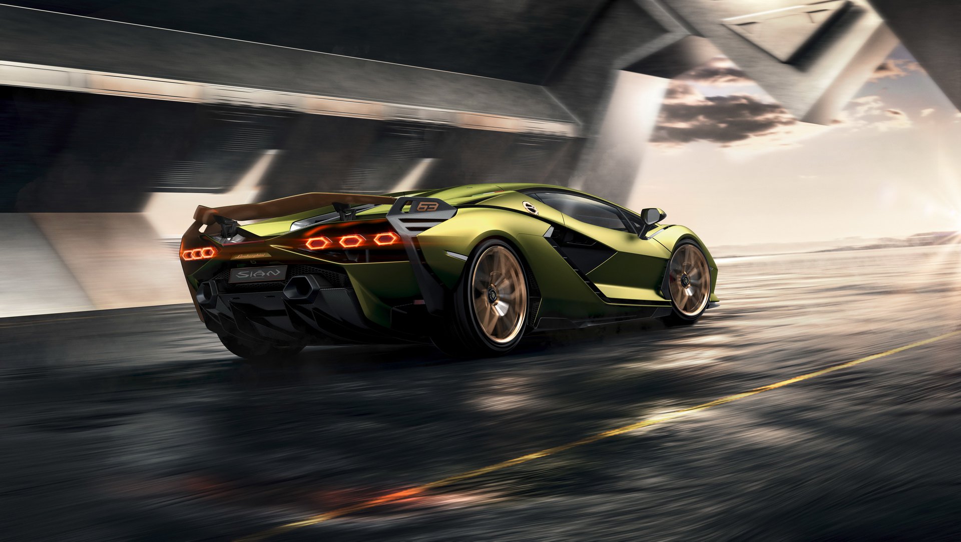 Lamborghini'nin hibrit süper otomobili Sian tanıtıldı: Gelmiş geçmiş en güçlü Lamborghini