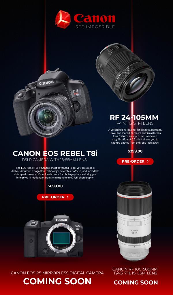 EOS Rebel T8i DSLR modeli tanıtıldı