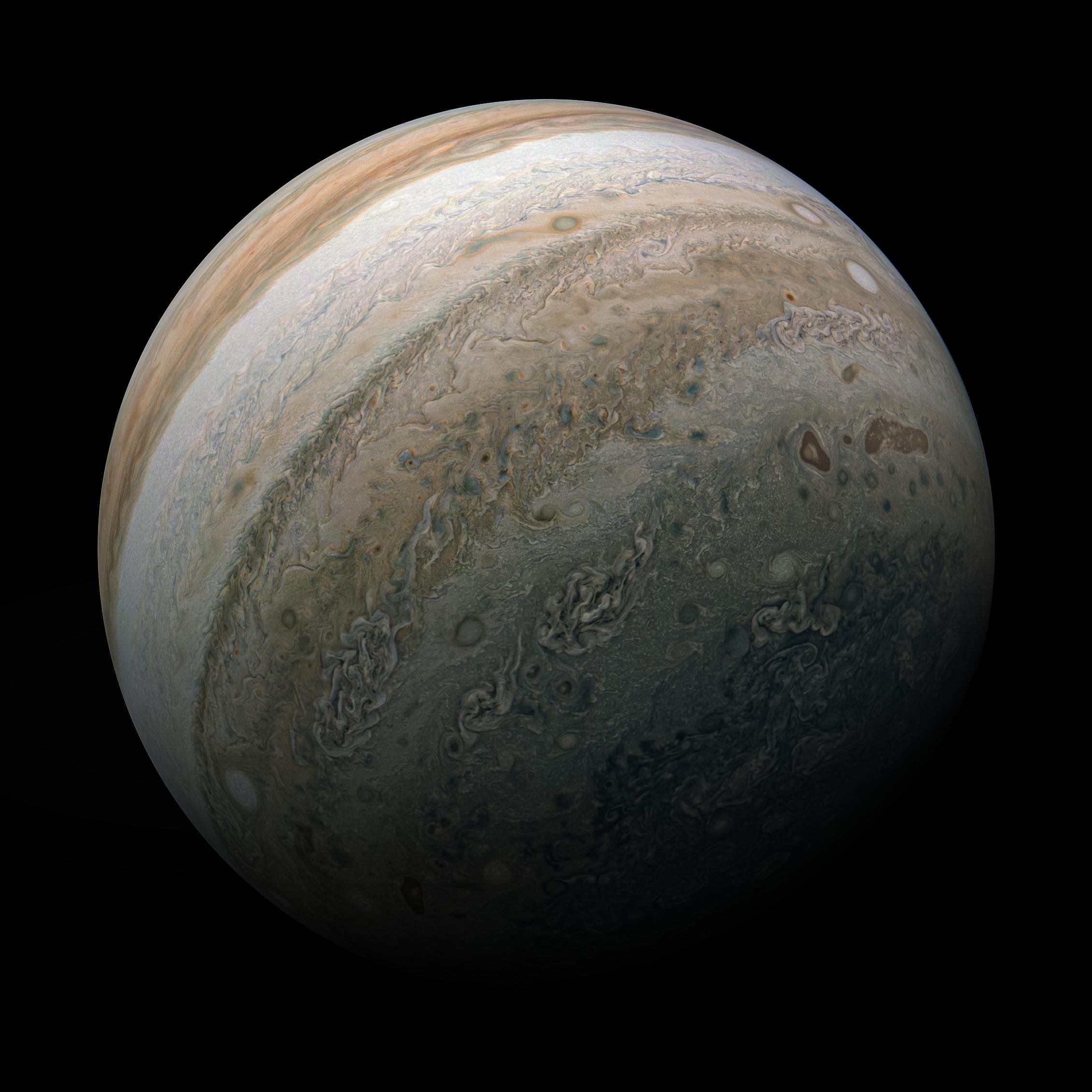 Jüpiter'i tüm ihtişamıyla gösteren bu inanılmaz fotoğrafa bir göz atın