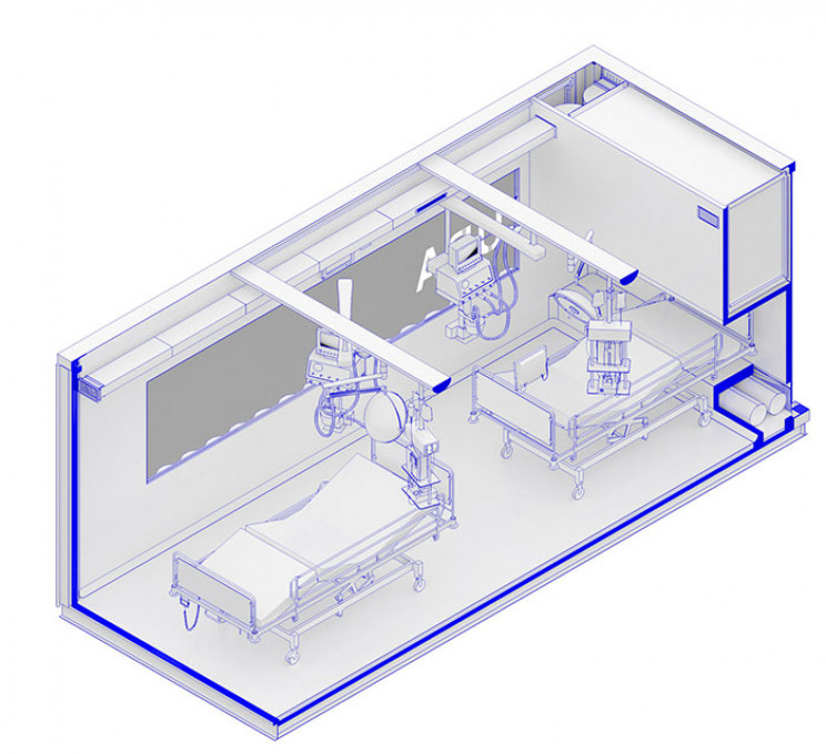 İtalyan mimarlar, KOVİD-19’a karşı yük konteynerlerinden karantina koğuşu üretiyor