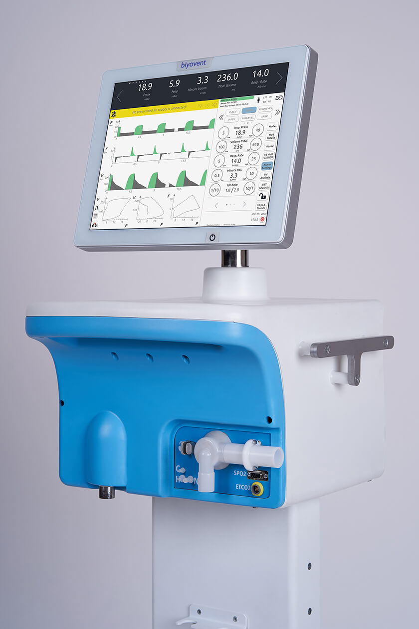 Biosys Biyovent yerli ventilatör - solunum cihazı