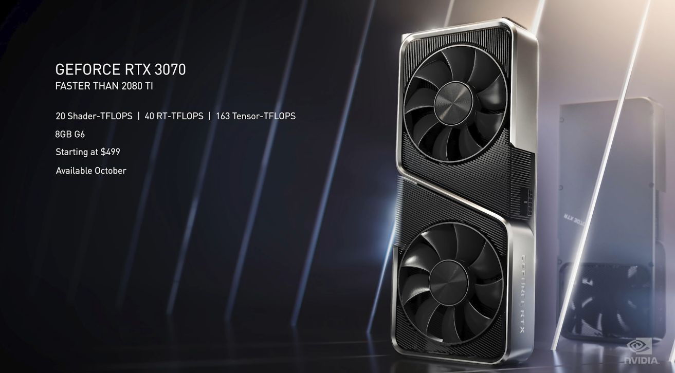 Nvidia RTX 3000 ekran kartlarını duyurdu: RTX 3090 10496 CUDA ile geldi, RTX 3080 700$, RTX 3070 500$ 