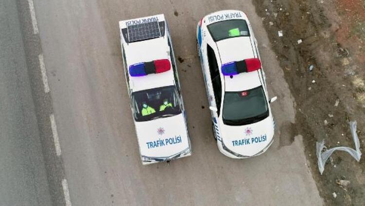 Üç boyutlu maket polis aracı