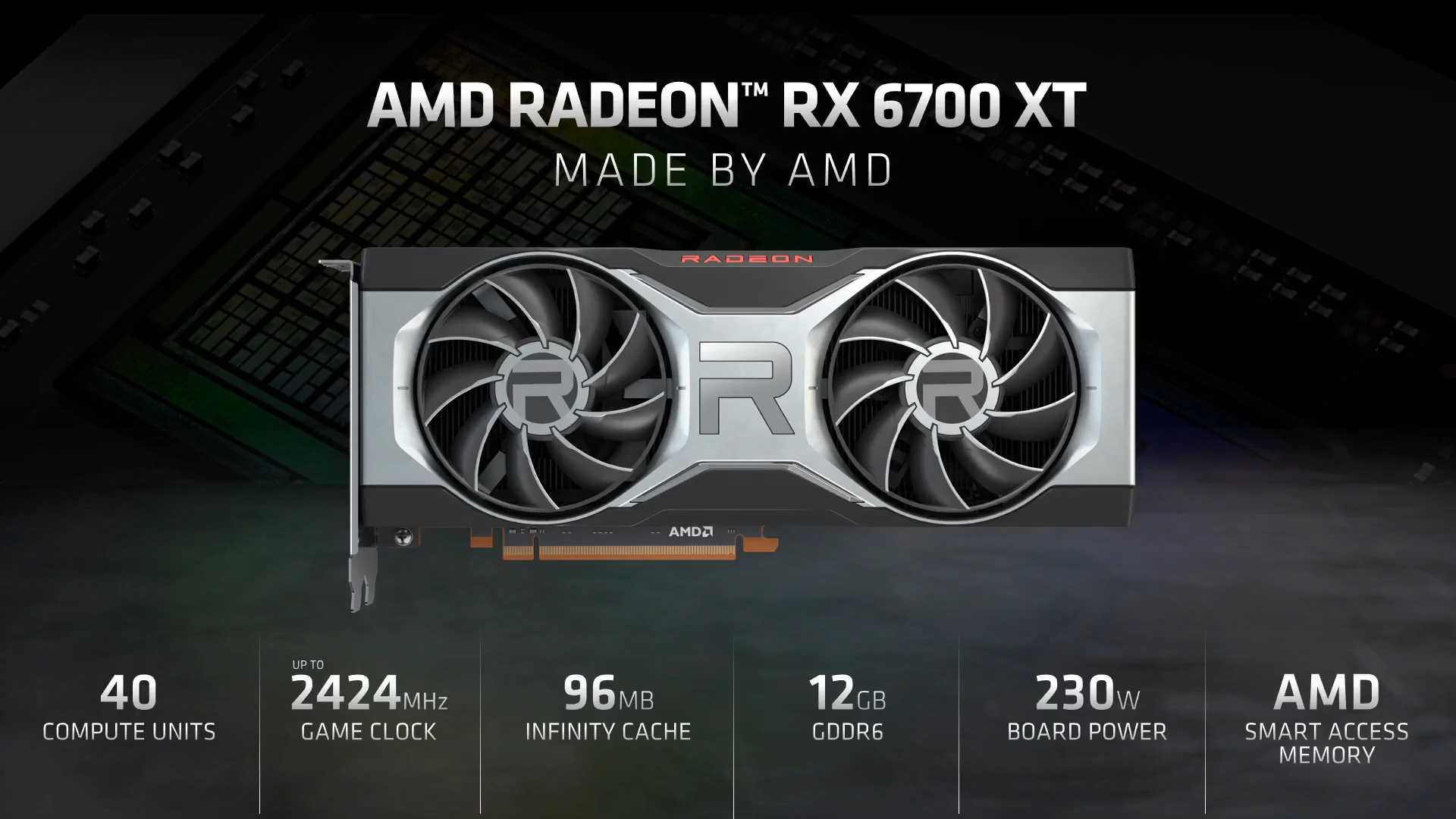 AMD, RX 6700 XT’yi duyurdu