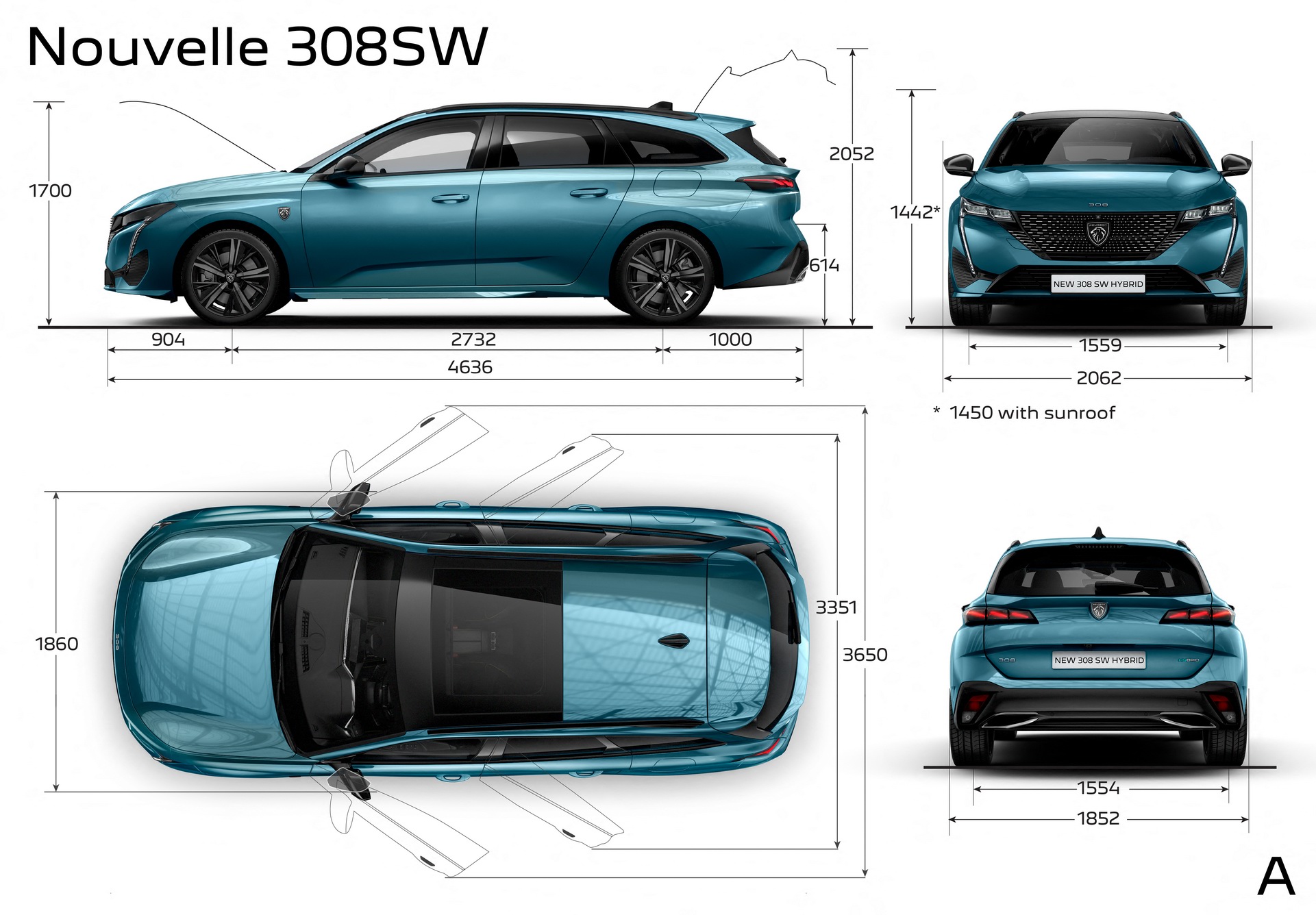 Yeni 2021 Peugeot 308 SW, sınıfının en iddialı üyelerinden biri olmaya geldi