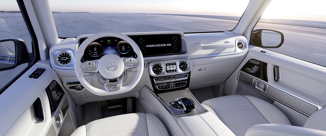 Mercedes EQG Concept, tamamen elektrikli G-Serisi'nin ön gösterimi olarak karşımızda