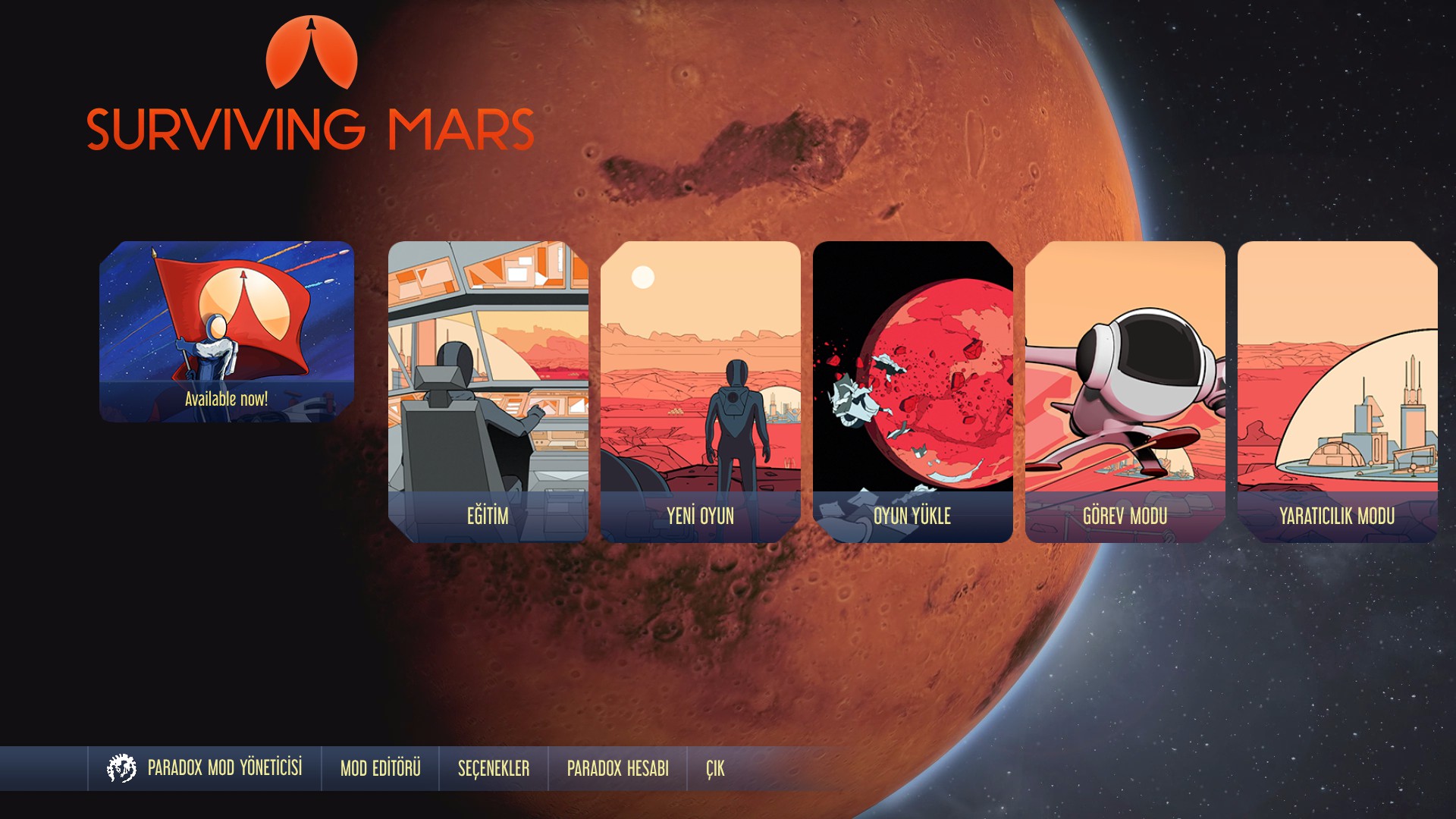 Surviving Mars Türkçe ekran görüntüleri