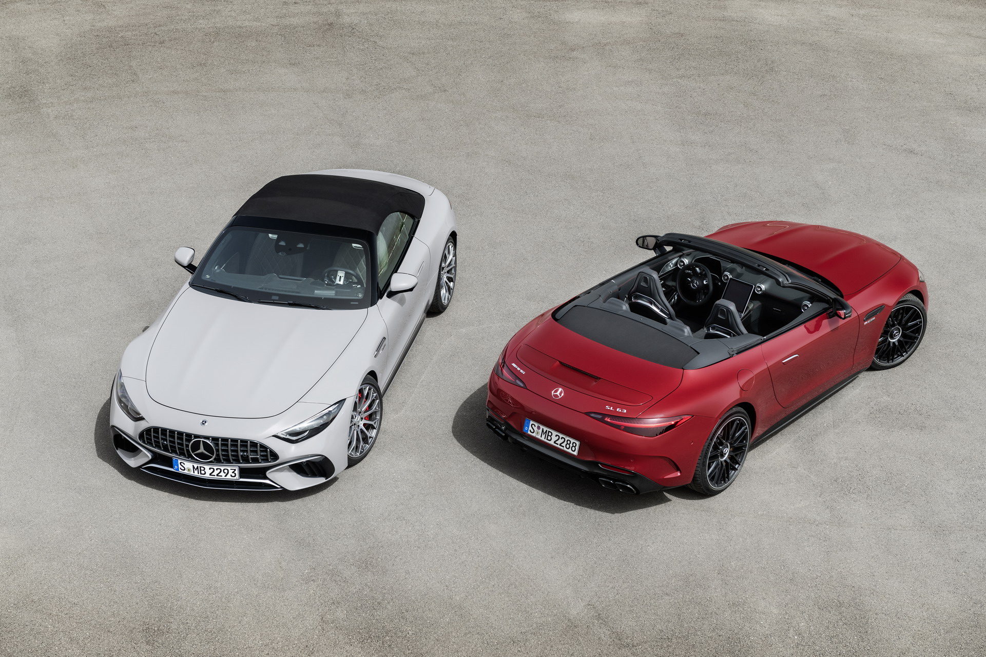 2022 Mercedes-AMG SL tanıtıldı: V8 ünite, 4Matic+ sistem ve kumaş tavan