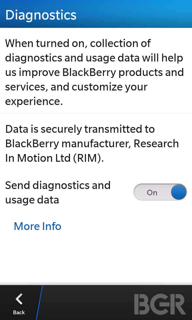 BlackBerry 10'dan detaylı ekran görüntüleri