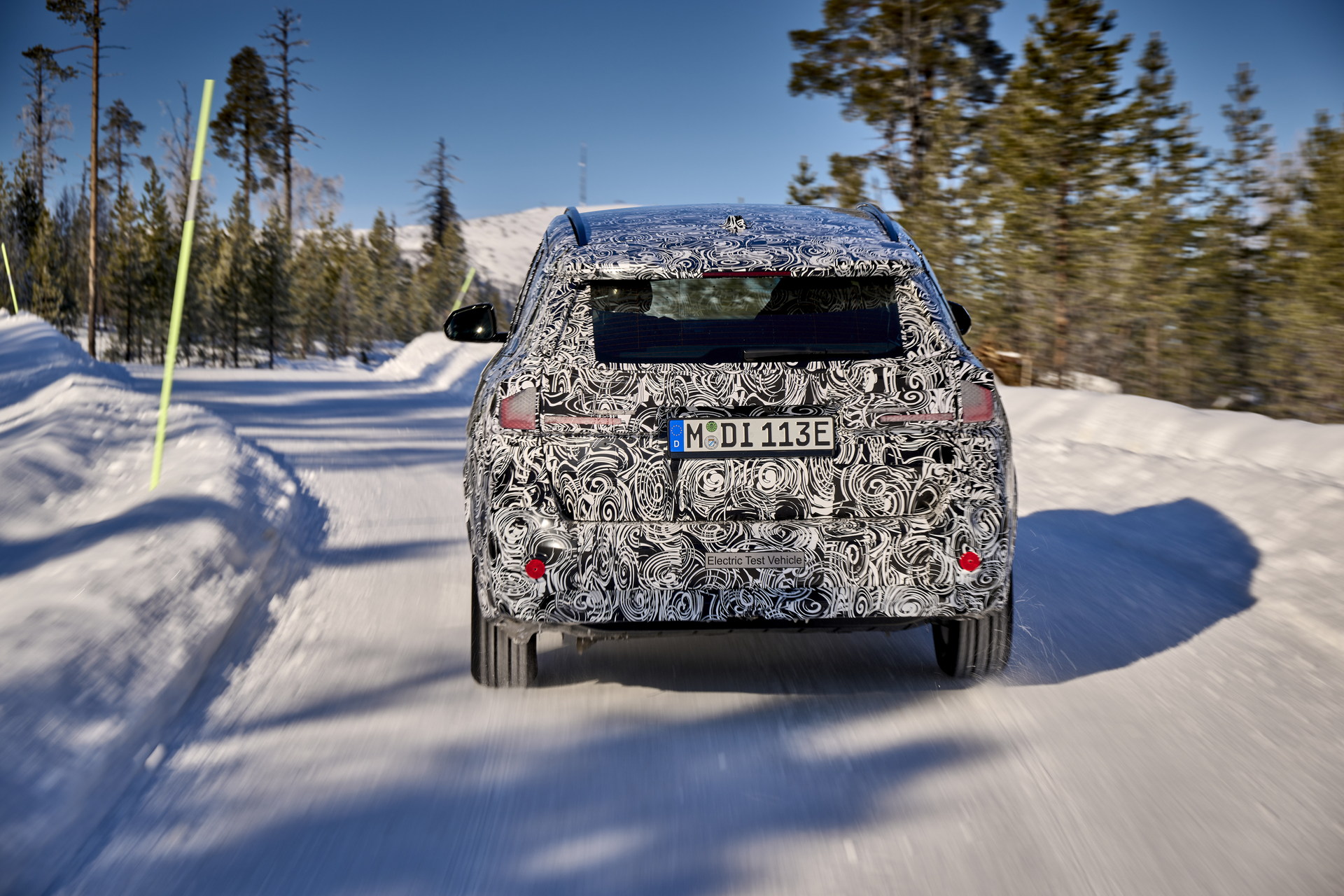 Elektrikli BMW iX1'in kış testlerinde çekilen görüntüleri paylaşıldı