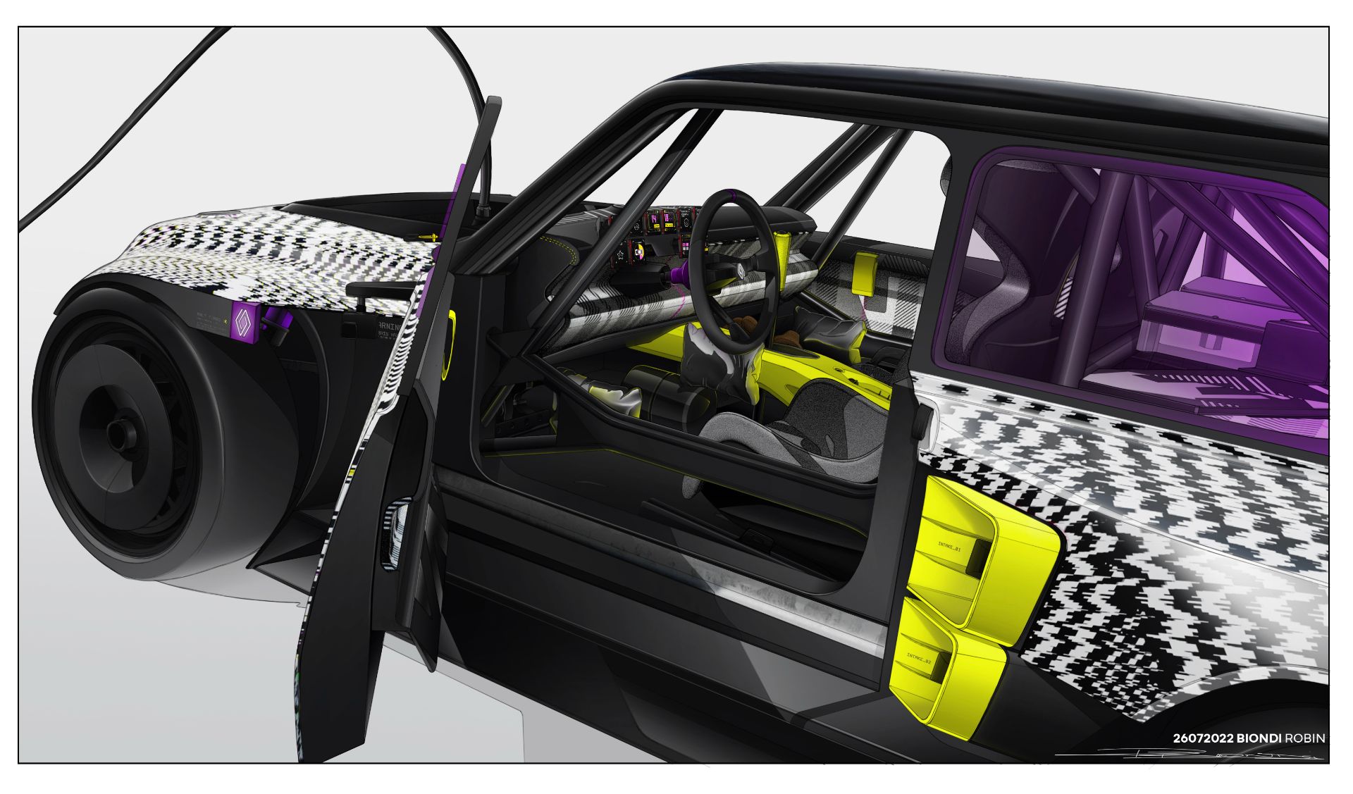 Elektrikli Renault R5 Turbo 3E konsepti tanıtıldı: Yarış oyunlarından fırlamış gibi!