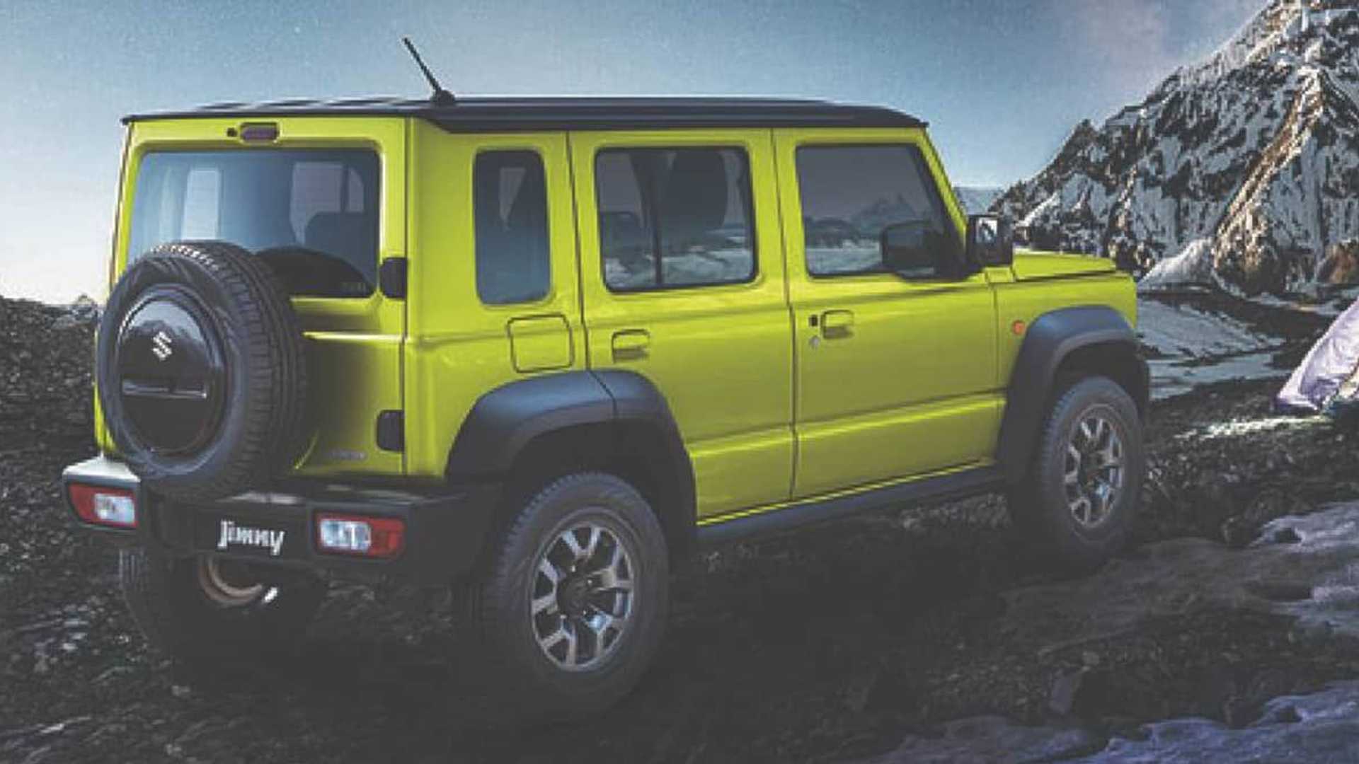 Küçük arazi canavarı Suzuki Jimny'nin 5 kapılı versiyonu tanıtıldı