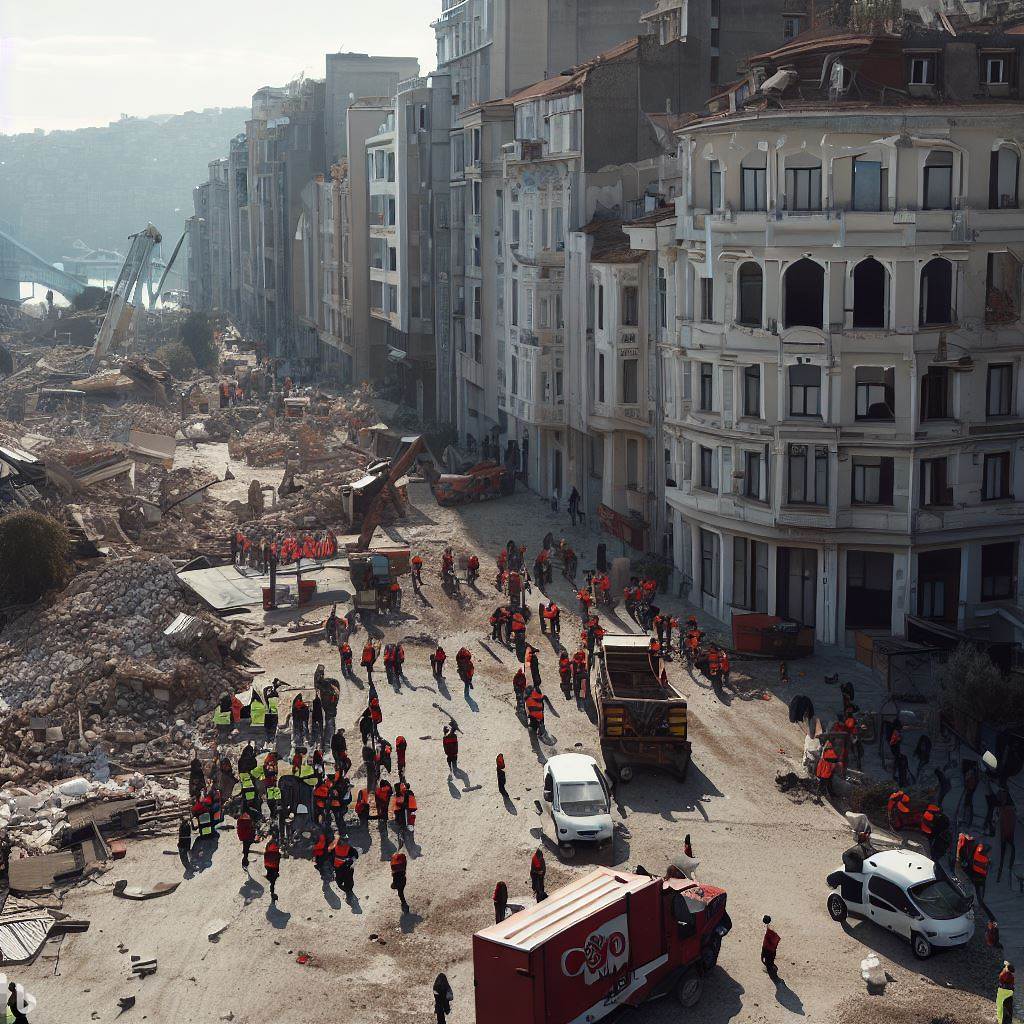 Yapay zeka İstanbul depremini çizdi: Gerçekçi ve korkunç görünüyor!