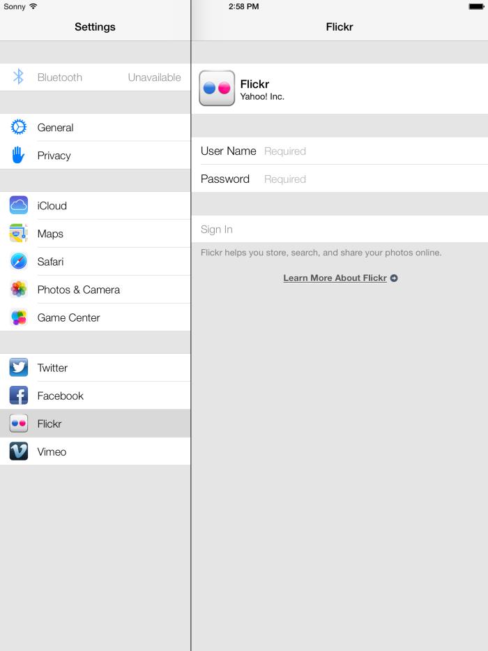 iOS 7'nin iPad versiyonundan ekran görüntüleri