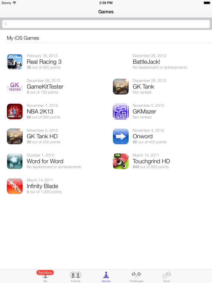 iOS 7'nin iPad versiyonundan ekran görüntüleri