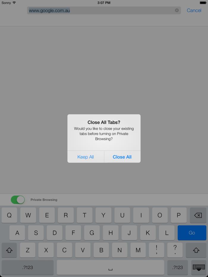 iOS 7'nin iPad versiyonundan ekran görüntüleri