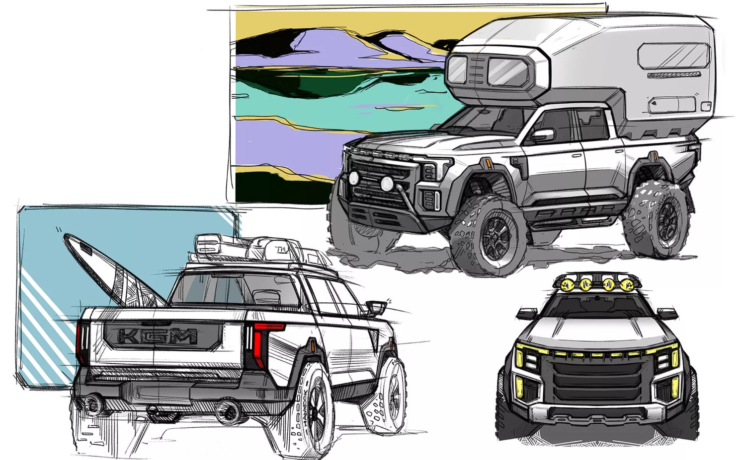 SsangYong'un (KGM) elektrikli pickup modeli ortaya çıktı