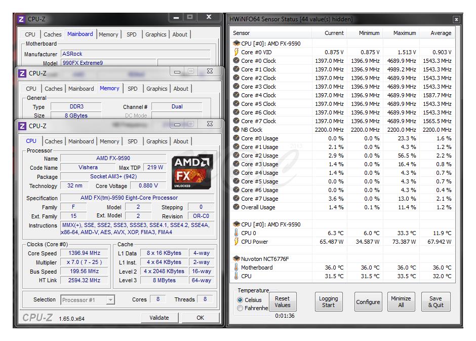 AMD FX-9590 işlemcisinin test sonuçları çıktı; Intel Core i7-4770K'yı yakalıyor