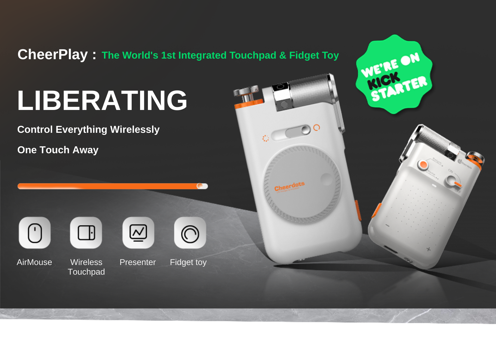 Dünyanın ilk stres çarkı entegre touchpad konsepti ile tanışın