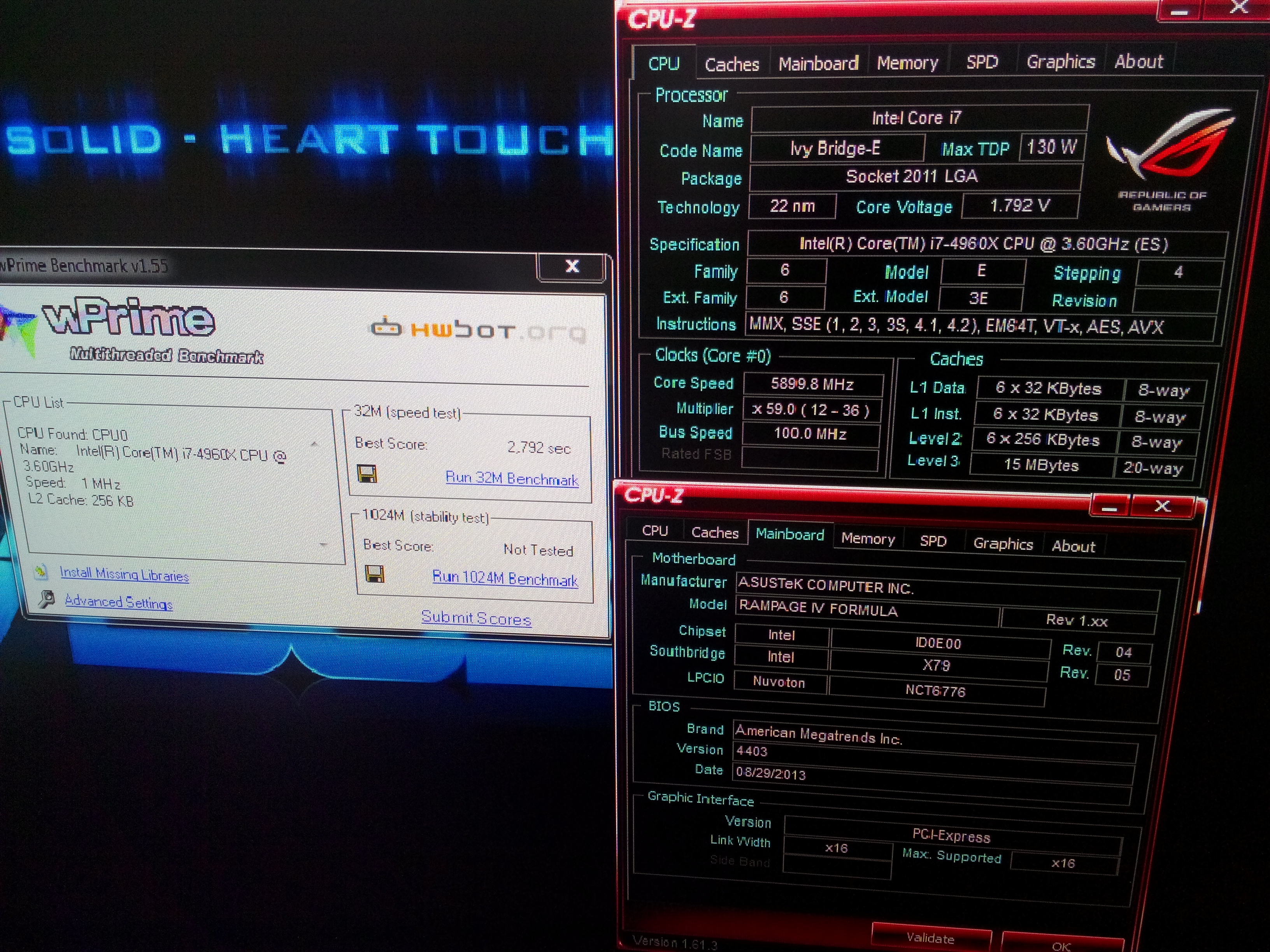 Asus - Core i7-4960X Rekor