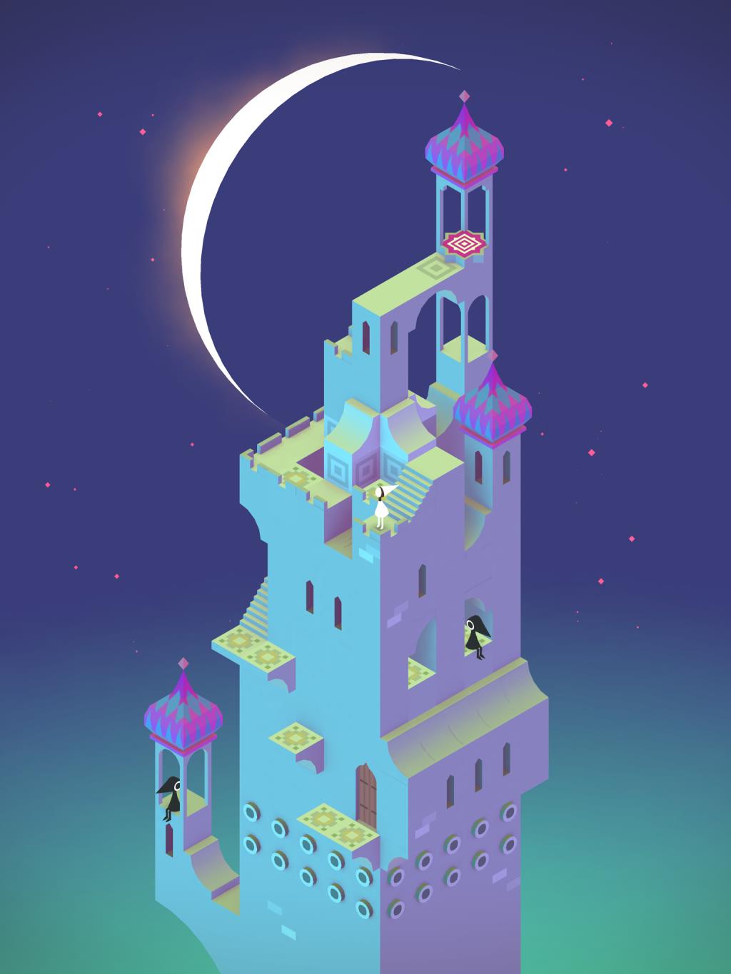 Monument Valley'den ekran görüntüleri