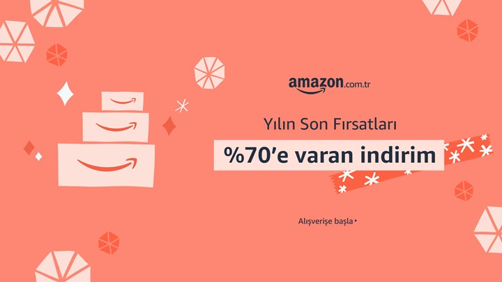 Amazon'da Yılın Son Fırsatları başladı