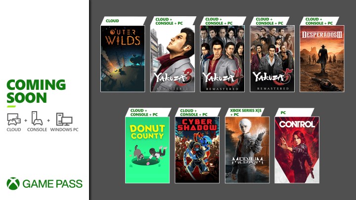 Ocak ayında Xbox Game Pass'e eklenecek yeni oyunlar belli oldu: Desperados III, Control ve daha fazlası