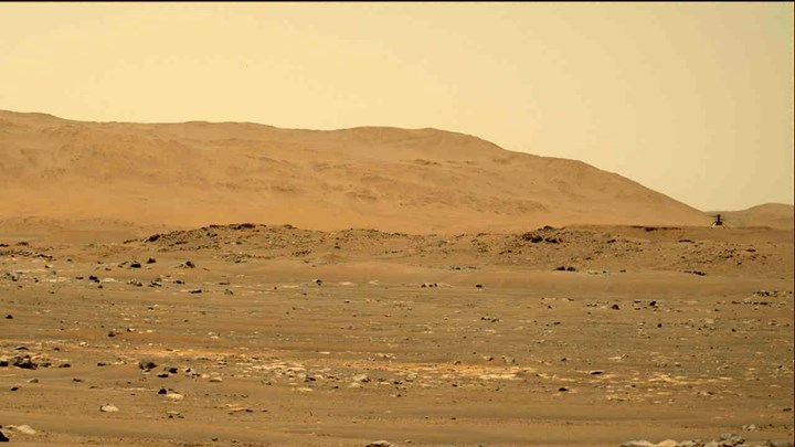 Mars helikopterinden müthiş video: Helikopterin sesini duyun