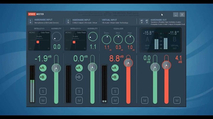 voicemeeter ses değiştirici program