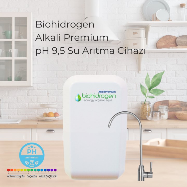 Biohidrogen Alkali Premium pH 9,5 Su Arıtma Cihazı