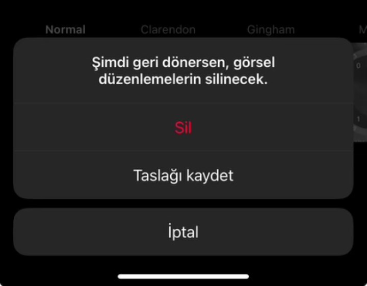 instagram taslak kaydetme nasıl yapılır