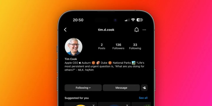 tim cook instagram hesabı